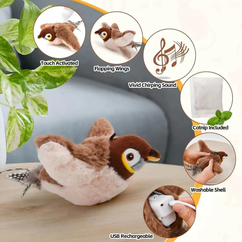 Flappy Bird Toy for Pets